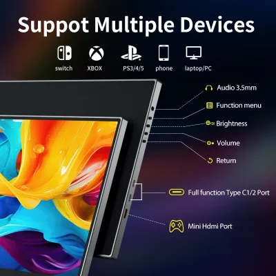 Écran portable 15,6 pouces FHD IPS – image 2