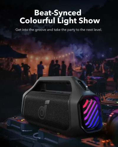 Enceinte extérieure 140 W lumières RGB – image 3