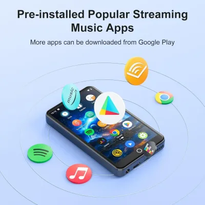 Lecteur MP3 Android Bluetooth Wi-Fi gris – image 3