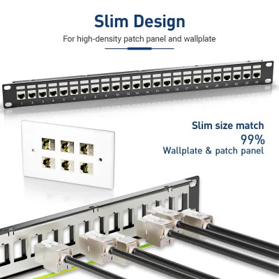Lot de 24 prises keystone RJ45 Cat7 – image 3