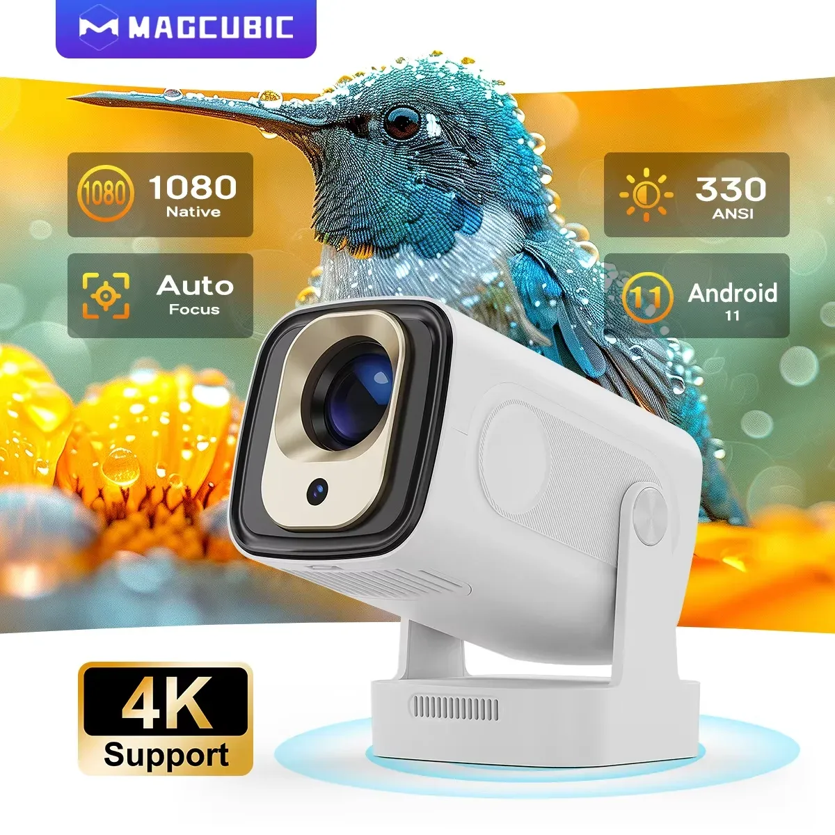 Mini projecteur portable Android 11