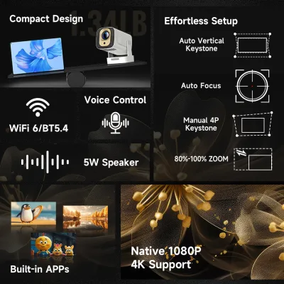 Mini projecteur portable Android 11 – image 2