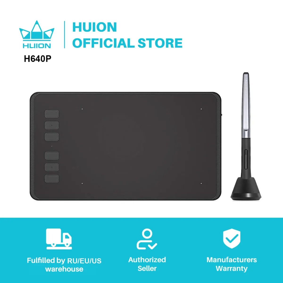 Tablette graphique USB à 6 touches